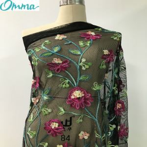 Sulaman Rantai Pada Kain Jaring